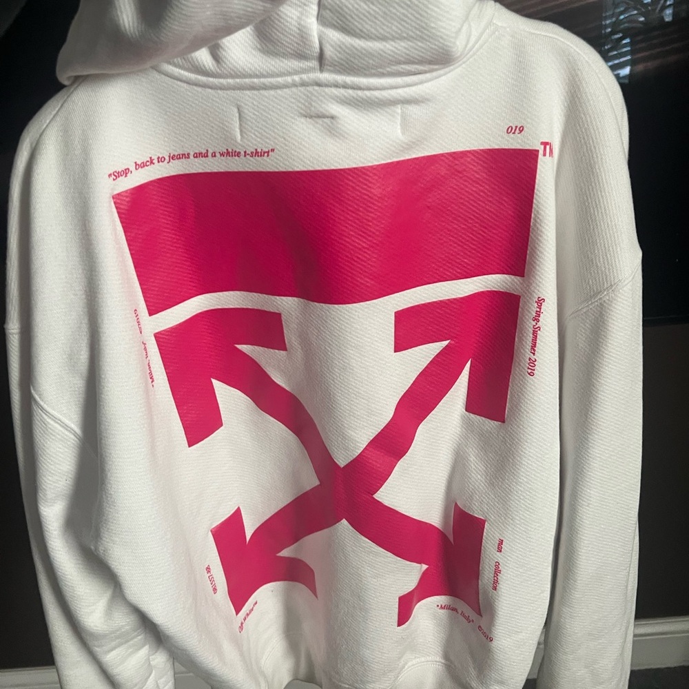 OFF White Hoodie Bart Simpson